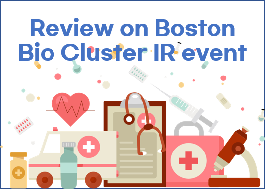 Review on 2023 Boston Bio Cluster IR event